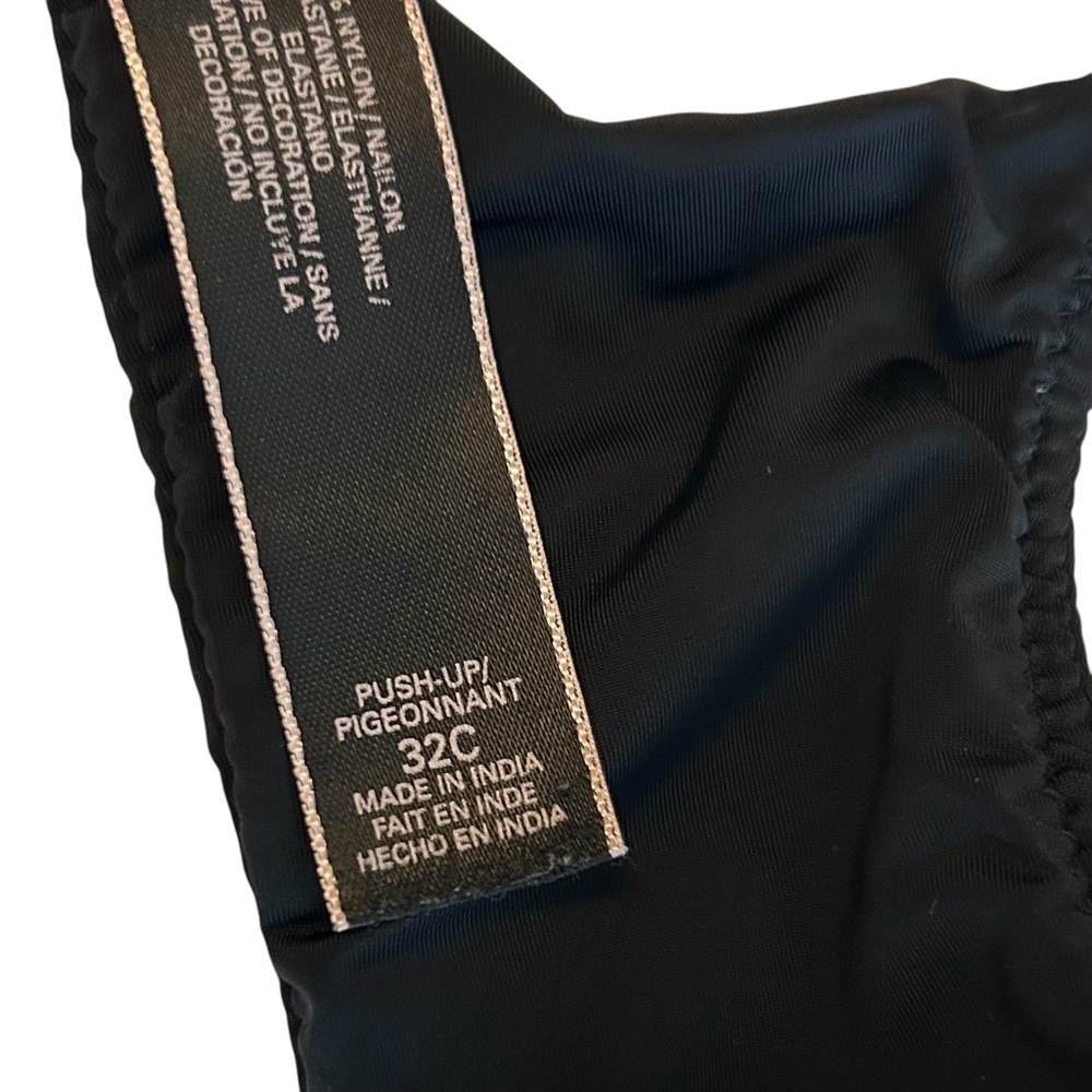 Victoria’s Secret Push Up Bra Women’s SZ 32C‎ in Black - Picture 6 of 6